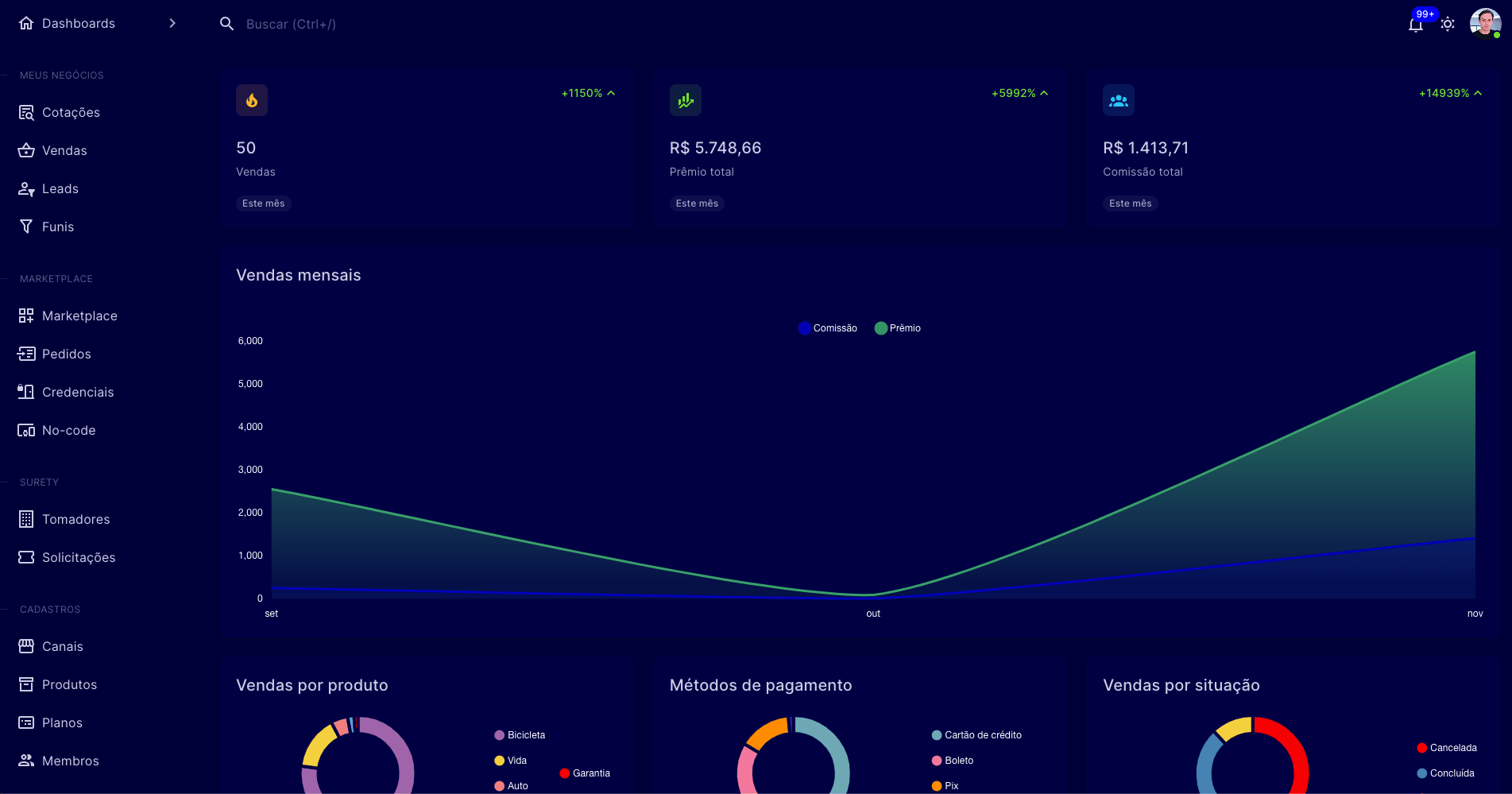 Plataforma digital de seguros